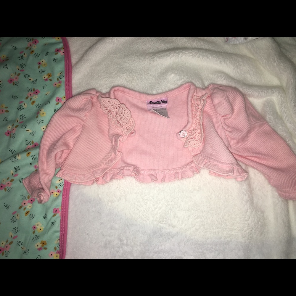 Baby girl 6-9mo cardigan!! so cute